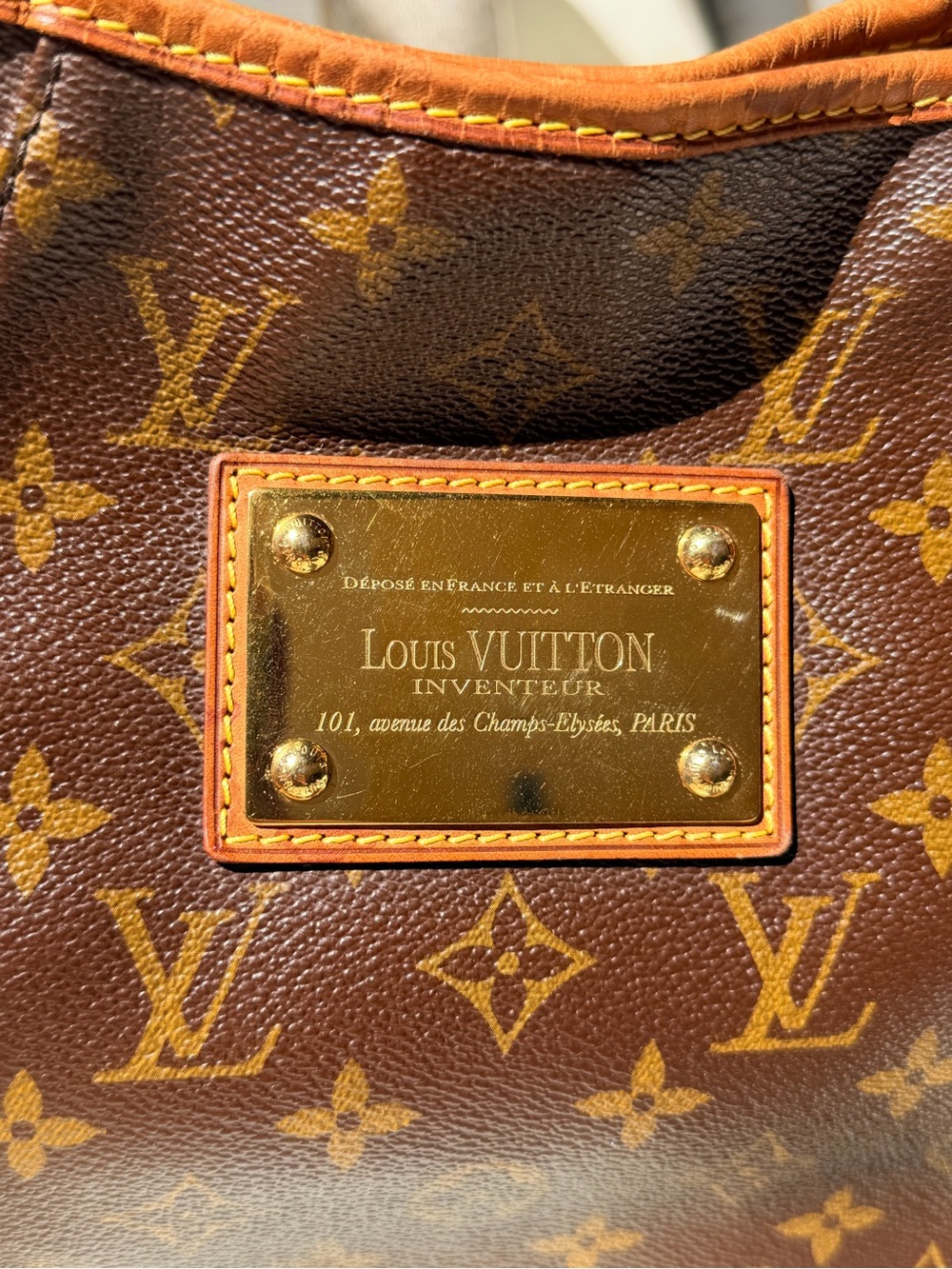 Louis Vuitton Galliera PM Classic Monogram Hobo Shoulder Hand Bag AUTHENTIC! - Picture 5 of 16